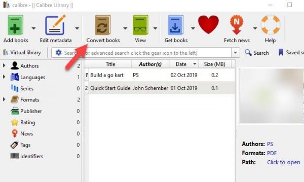 آموزش تبدیل PDF به فرمت های ePub و MOBI