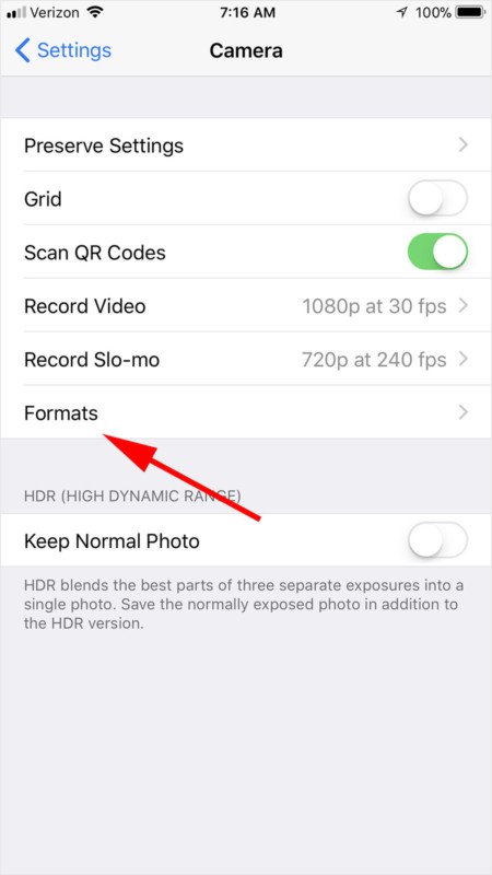 چگونه فرمت تصاویر در iOS 11 را به JPEG تغییر دهیم